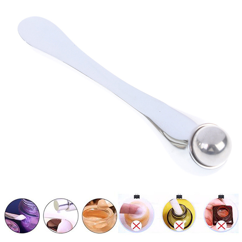 Cinko lydinio kosmetinės mentelės veido kaukė Šaukštas akių kremo maišymo mentelė kaušelis nuo raukšlių masažo lazdelės Makiažo priemonės