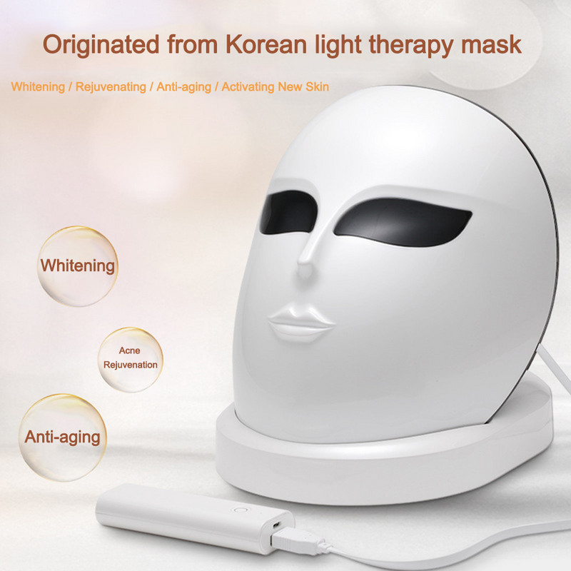 Wakeforyou Face Instrument Arcmaszk Fotonterápia 1200db LED Nyak Bőrfiatalító Akne Ránctalanító Szépségkezelés