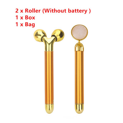 24k Gold Energy Beauty Bar arc görgős masszírozó arc karcsúsító ránctalanító lift bőrfeszesítő ráncos bot bőrápoló eszköz