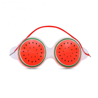 1db Gyümölcsjég borogatás szemmaszk fáradtság enyhítésére eltávolítja a fekete szemtáskákat Soft Beauty Sleeping Gel Eye Patch Beauty Tool