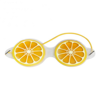 1db Gyümölcsjég borogatás szemmaszk fáradtság enyhítésére eltávolítja a fekete szemtáskákat Soft Beauty Sleeping Gel Eye Patch Beauty Tool