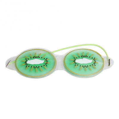 1db Gyümölcsjég borogatás szemmaszk fáradtság enyhítésére eltávolítja a fekete szemtáskákat Soft Beauty Sleeping Gel Eye Patch Beauty Tool