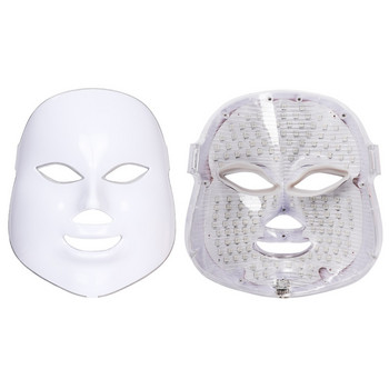 BOX-7 цвята LED маска за красота на лицето Фотонна терапия Подмладяване на кожата Лице Лечение на акне Домашна употреба LED светлина Грижа за кожата SPA салон
