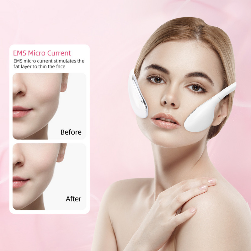 EMS V-arcmasszírozó arcemelő géphez Face Chin Lift masszírozó Arc karcsúsító edző Bőrfeszesítő ránctalanító bőrápolás