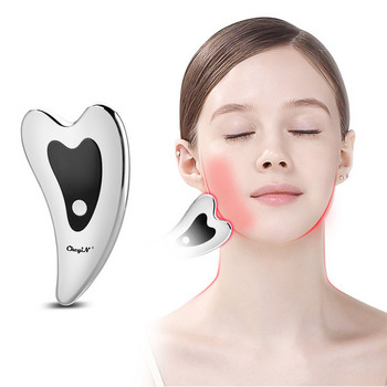 USB LED Photon Facial Slimming Electric Guasha Scraping Massager Anti Age Vibrating Winkle Remover Face Lift Rejuvenate Skin