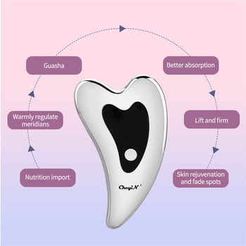 USB LED Photon Facial Slimming Electric Guasha Scraping Massager Anti Age Vibrating Winkle Remover Лифтинг на лицето Подмладяване на кожата