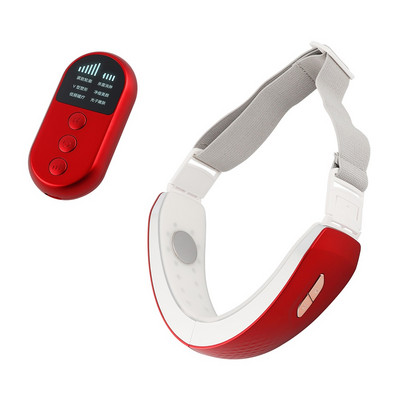 EMS arc karcsúsító áll emelő öv gép Piros-kék LED foton Hot Compress Therapy V-arc vibrációs masszírozó V-vonal felhúzás