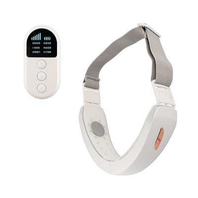 EMS arc karcsúsító áll emelő öv gép Piros-kék LED foton Hot Compress Therapy V-arc vibrációs masszírozó V-vonal felhúzás