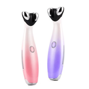 Ραδιόφωνο RF Red&Blue Light 42℃ Heating Therapy Eye Massager Remove Dark Circle Eye Bags Eye Wrinkle V-face Lifting Lip Care Συσκευή