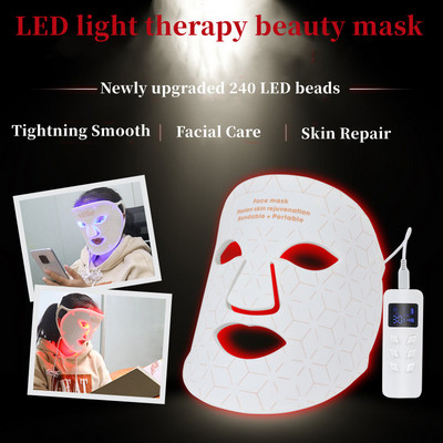 2023 Infraraudonųjų spindulių Iight Therapy veido kaukė Lanksti silikoninė kaukė Rejuvenecimiento veido terapinė kaukė Pdt Anti Wrinkle Machine