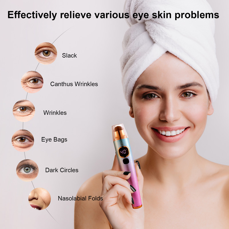 Lescolton elektrinis akių masažuoklis vibracinis masažuoklis nuo senėjimo akių raukšlių šalinimo aparatas akims grožio masažas termoterapija