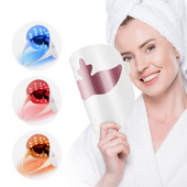 Led Facial Mask 3 Color Light Therapy foton bőrfeszesítő szépség maszk ráncok akne eltávolítása LED fényterápiás arcápoló gép