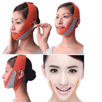 1 τμχ Ελαστική ταινία επίδεσμου Facial Slim V Shape Mask Facial Slimming Sport Tape Bandage Mask Lifting Bandage Belt Face Care Επίδεσμος