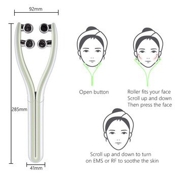Συσκευή ανύψωσης προσώπου LORAPO V Face Roller Beauty Instrument Double Chin Tightening Wrinkle Faciar Massage Slimming V-Face Care
