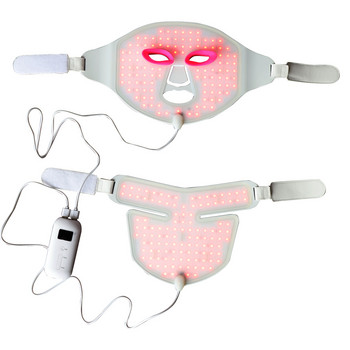 Beauty Device Face Spa Infrared 7 Colorful Mask Skin Care Flexible Light Therapy Μάσκα προσώπου σιλικόνης