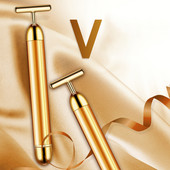 1db Vibration Massager Stick Lift bőrfeszesítő ráncsáv Energy Beauty Bar karcsúsító arcmasszázs eszköz Arcszépítő henger
