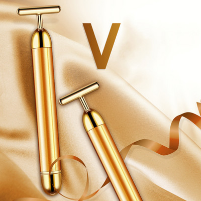 1db Vibration Massager Stick Lift bőrfeszesítő ráncsáv Energy Beauty Bar karcsúsító arcmasszázs eszköz Arcszépítő henger