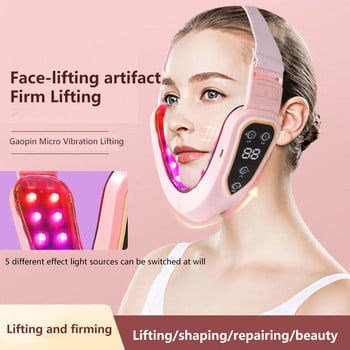 Face Lifting Machine Electric V-Face Shaping Massager Vibration Slimming Double Chin Reducer V-Line Cheek Lift Up Face Slimming