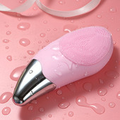 Mini Sonic Face Cleaner elektromos arctisztító kefe szilikon mély pórustisztító bőrmasszírozó arctisztító kefe eszköz