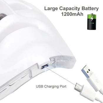 Безжична LED маска за лице Светлинна терапия Photon USB Recharge 7 цвята Маска за лице за подмладяване на кожата против стареене Устройство за грижа за кожата