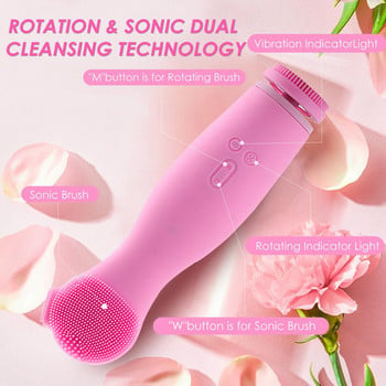 Ηλεκτρική βούρτσα καθαρισμού προσώπου Automatic Spin Face Cleaner Brush Pore Deep Cleansing Καθαριστικό προσώπου σιλικόνης Εργαλεία πλύσης προσώπου