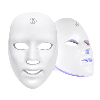 Μάσκα ομορφιάς Πολύχρωμο φως LED Όργανο ομορφιάς Όργανο οικιακής αναζωογόνησης φωτονίων Εισαγωγή όργανο περιποίησης δέρματος