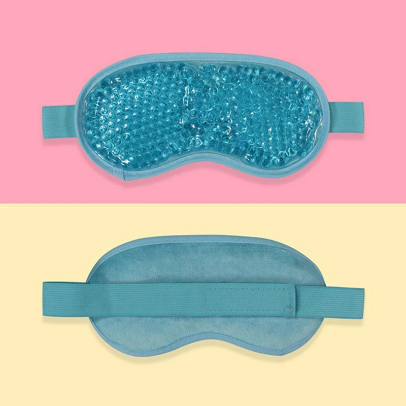 Gél szemmaszk állítható pánt hideg hideg terápiához Nyugtató Relaxing Beauty Gél szemmaszk Alvás jeges szemüveg Alvómaszk