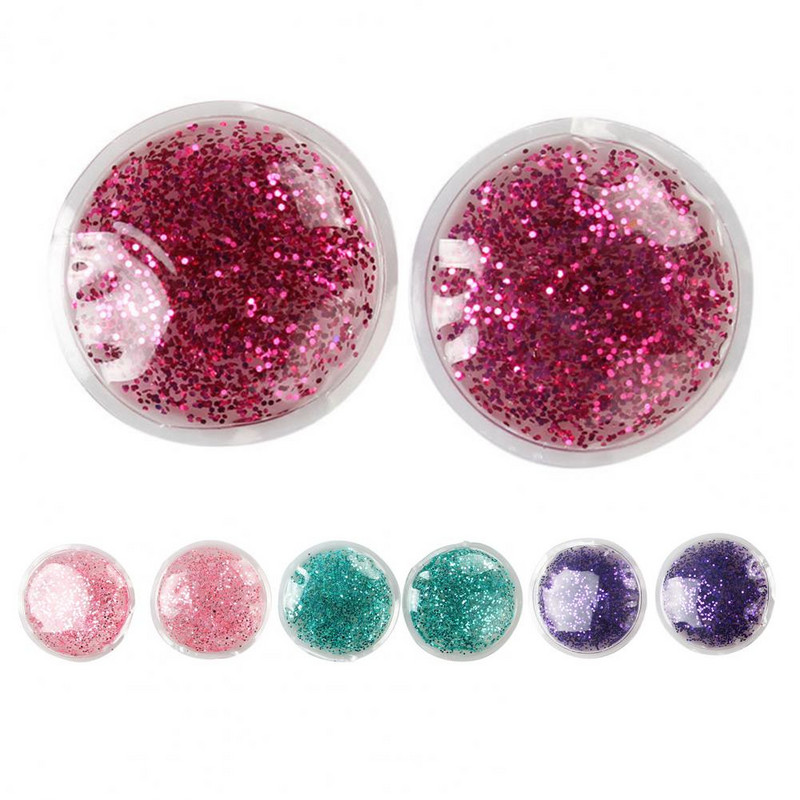 2 buc/pereche Reutilizabil Terapie Caldura Rece Pachet Gel de Prim Ajutor Ochi Cap Durere Oboseala Gel Moale Tampoane pentru Ochi Husa de dormit