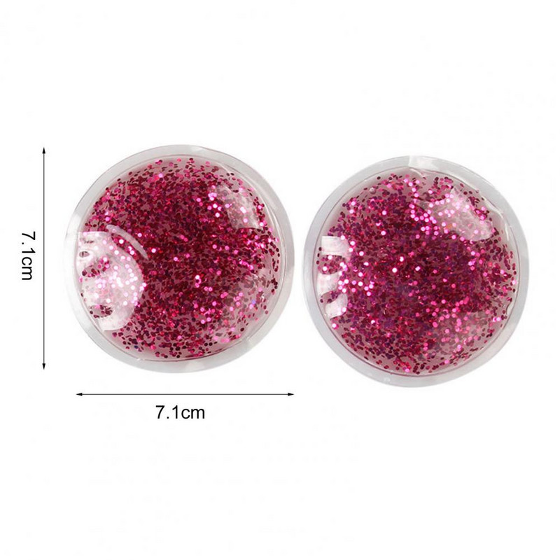 2 buc/pereche Reutilizabil Terapie Caldura Rece Pachet Gel de Prim Ajutor Ochi Cap Durere Oboseala Gel Moale Tampoane pentru Ochi Husa de dormit