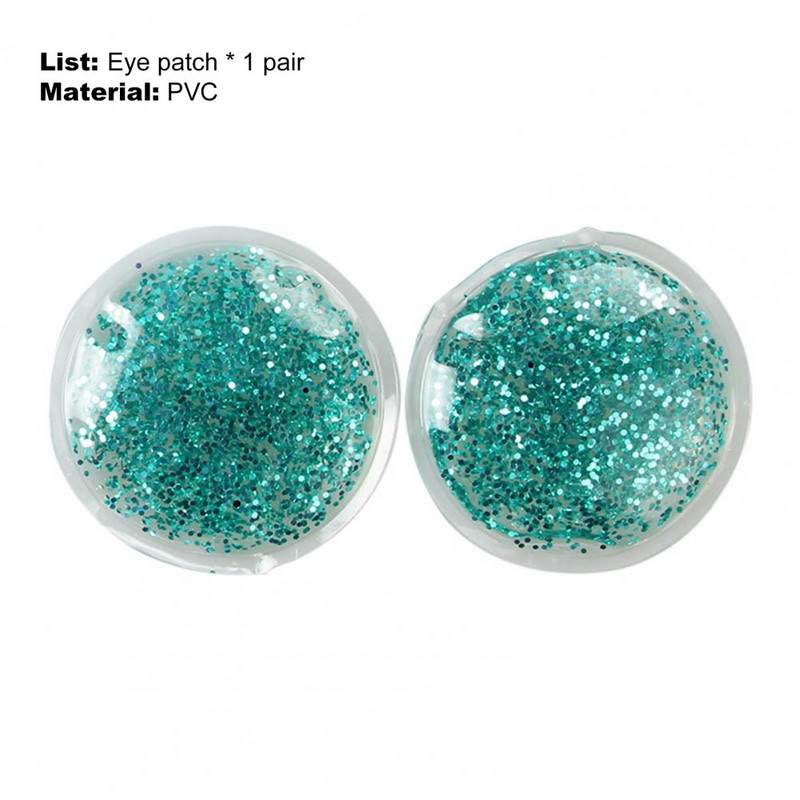 2 buc/pereche Reutilizabil Terapie Caldura Rece Pachet Gel de Prim Ajutor Ochi Cap Durere Oboseala Gel Moale Tampoane pentru Ochi Husa de dormit