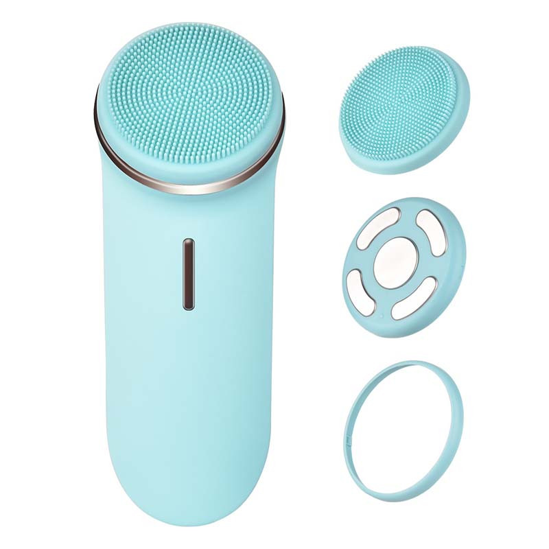 Drop Shipping Household EMS arc pórustisztító eszköz Arcmasszázs elektromos szilikon Deep Clean Sonic arctisztító kefe