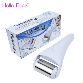 Ice Roller Колело от неръждаема стомана Roller Face Body Massage Face Lift Massager Облекчаване на болката Beauty Care Roller Инструменти за грижа за кожата на лицето