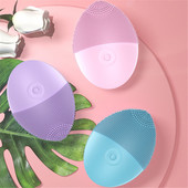 Produse de curățare electrice pentru față Beauty, Perie de curățare cu vibrații cu ultrasunete, Dispozitive de curățare pentru spălare adâncă a feței, rezistente la apă