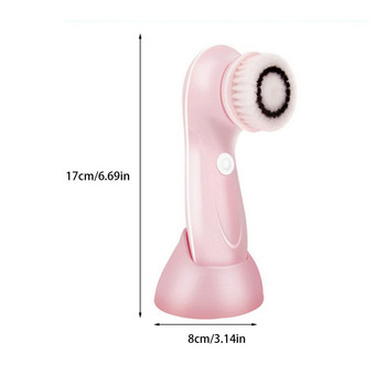 Electric Face Cleaning Brush Rechargeable Skin Care Facial Pore Washing Tool 360 Black Head Remover Portable Household
