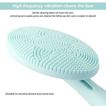 Ηλεκτρική βούρτσα καθαρισμού προσώπου Βούρτσα προσώπου σιλικόνης IPX6 Αδιάβροχο μηχάνημα καθαρισμού Μασάζ απολέπισης Εργαλεία περιποίησης δέρματος