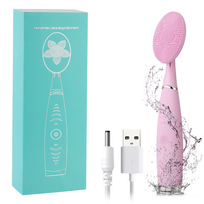 Ηλεκτρική βούρτσα καθαρισμού προσώπου Βούρτσα προσώπου σιλικόνης IPX6 Αδιάβροχο μηχάνημα καθαρισμού Μασάζ απολέπισης Εργαλεία περιποίησης δέρματος