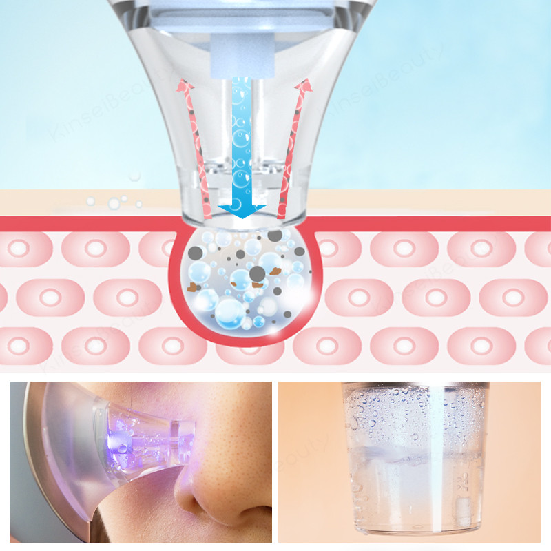 Curățător facial pentru îndepărtarea punctelor negre, cu bule mici, acnee, îndepărtarea cosurilor, instrument de îngrijire a pielii pentru spa, mașină de curățare a feței