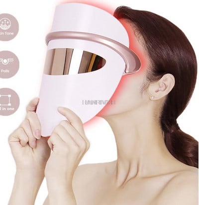 Led Masker Huidverjonging Gezichtsverzorging Gezicht Aanscherping Photon Lichttherapie Masker Anti-Aging Anti-Rimpel