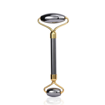 Arcmasszázs Jade Roller Guasha készlet Természetes Terahertz Energy Stone Masszírozó Szem Arc Nyak Thin Lift Relax Karcsúsító eszközök