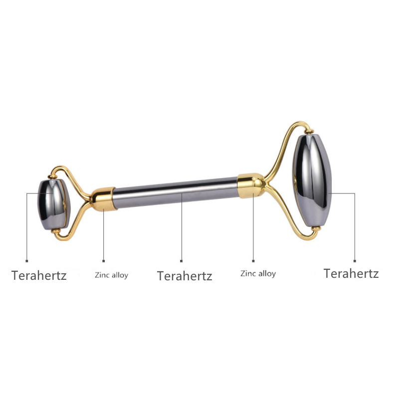 Arcmasszázs Jade Roller Guasha készlet Természetes Terahertz Energy Stone Masszírozó Szem Arc Nyak Thin Lift Relax Karcsúsító eszközök