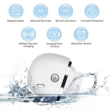 IPX7 Ultrasonic Vibration Σετ βουρτσών καθαρισμού προσώπου Deep Cleansing Sonic Electric Scrubber Cleaner Face Brushe Beauty Skin Care