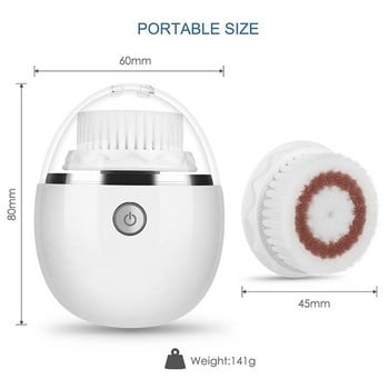 IPX7 Ultrasonic Vibration Σετ βουρτσών καθαρισμού προσώπου Deep Cleansing Sonic Electric Scrubber Cleaner Face Brushe Beauty Skin Care