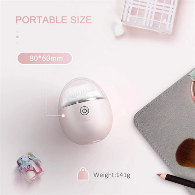 IPX7 ultrahangos vibrációs arctisztító kefe készlet Mélytisztító Sonic elektromos súroló tisztító arckefe Beauty bőrápoló