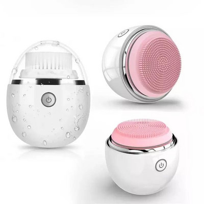IPX7 ultrahangos vibrációs arctisztító kefe készlet Mélytisztító Sonic elektromos súroló tisztító arckefe Beauty bőrápoló
