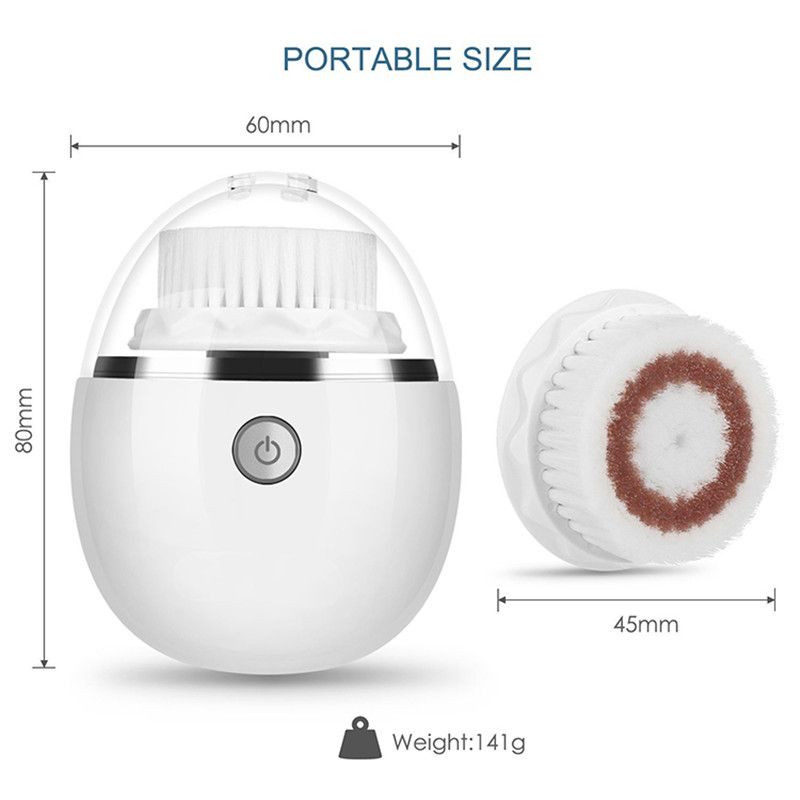 IPX7 ultrahangos vibrációs arctisztító kefe készlet Mélytisztító Sonic elektromos súroló tisztító arckefe Beauty bőrápoló