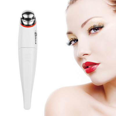 NOU Masaj electric pentru ochi Vibrație Față subțire Stick magic Anti-eliminare Riduri Cercuri întunecate Puffiness Instrument de îngrijire a ochilor