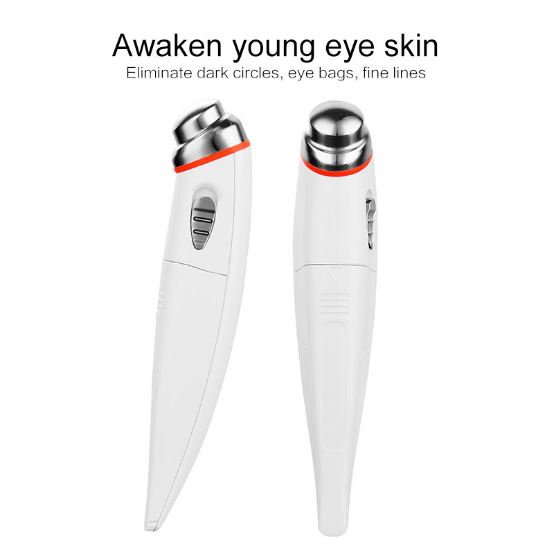 ÚJ Eye Electric Massager Vibration Thin Face Magic Stick Anti Removal ráncok sötét karikák duzzanat eltávolító szemkörnyékápoló eszköz