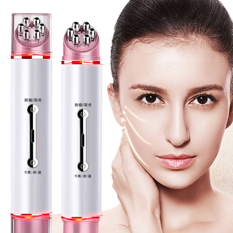 EMS Eye Massager Anti Wrinkle Eye Massage Anti Aging USB újratölthető masszírozó arcra Elektromos sötét szem alatti karikák eltávolítása