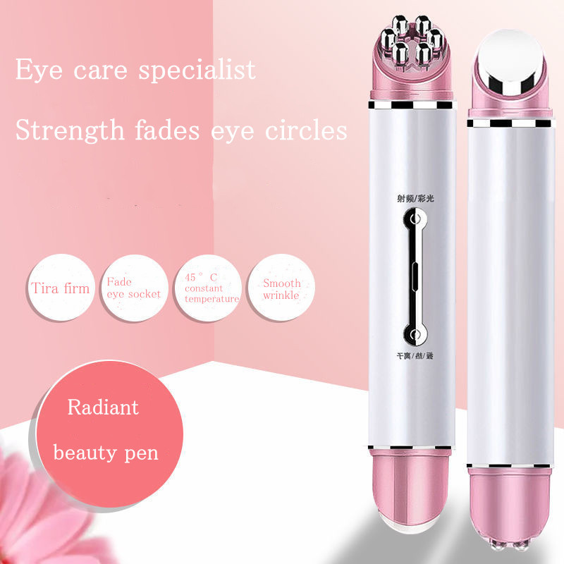 EMS Eye Massager Anti Wrinkle Eye Massage Anti Aging USB újratölthető masszírozó arcra Elektromos sötét szem alatti karikák eltávolítása