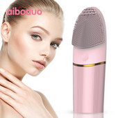 Perie electrică de curățare a feței Curățare profundă a porilor Masaj de relaxare Dispozitiv de curățare facială cu ultrasunete din silicon Masaj pentru piele